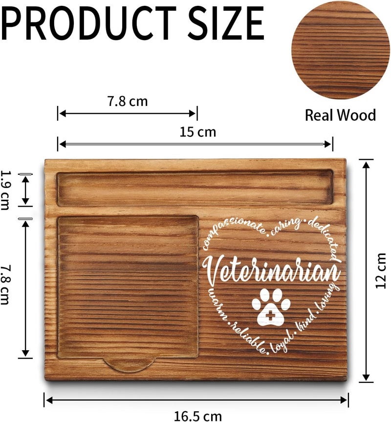 akeke Veterinarian Sticky Note Holder, Veterinarian Thank You Appreciation Gifts for Men, Women, Veterinarian Vet Veterinary Office Desk Self-Stick Note Pad Holders GSH399 - Image 2
